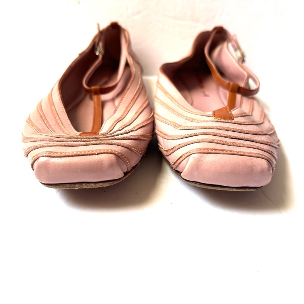 Eileen Shields MARY T-Strap Nappa Dusty Pink/Blush/flats shoes SZ EU 40 US 9-9.5 - Picture 10 of 11